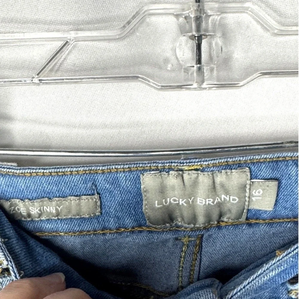 Lucky Brand‎ Light Blue Zoe Skinny Jeans Size Girls 16
